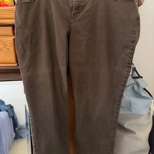 Westbound Women's Straight Leg Jeans - Brown (60)